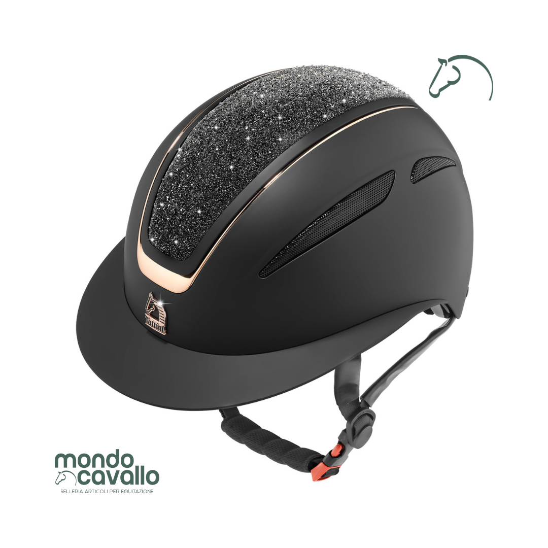 Cap Tattini modello Nettuno nero e oro rosa
