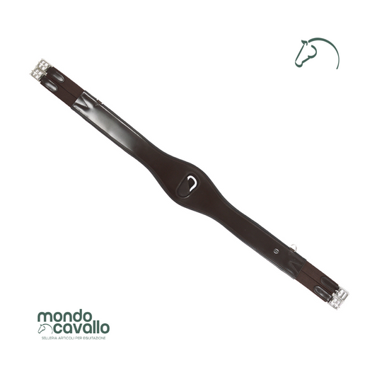 Sottopancia in cuoio a caremalla