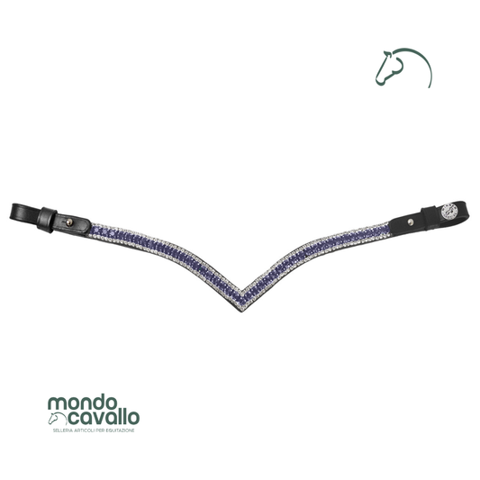 FRONTALINO A V CON STRASS WINNER