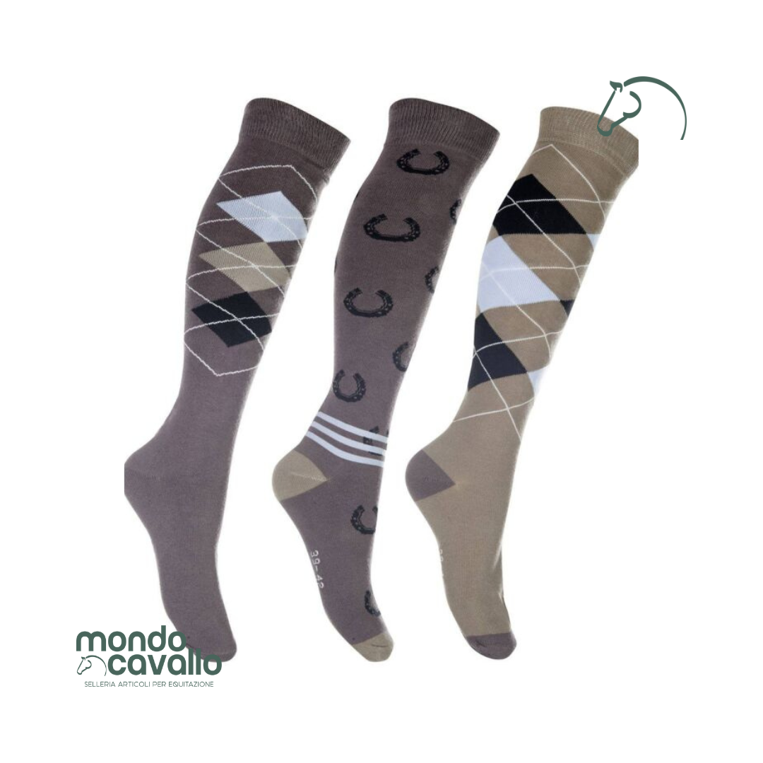 CALZE CARDIFF HKM SET 3 PAIA