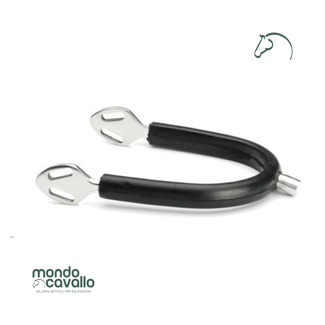 SPERONI RICOPERTI IN GOMMA GAMBO DRITTO 10mm DONNA