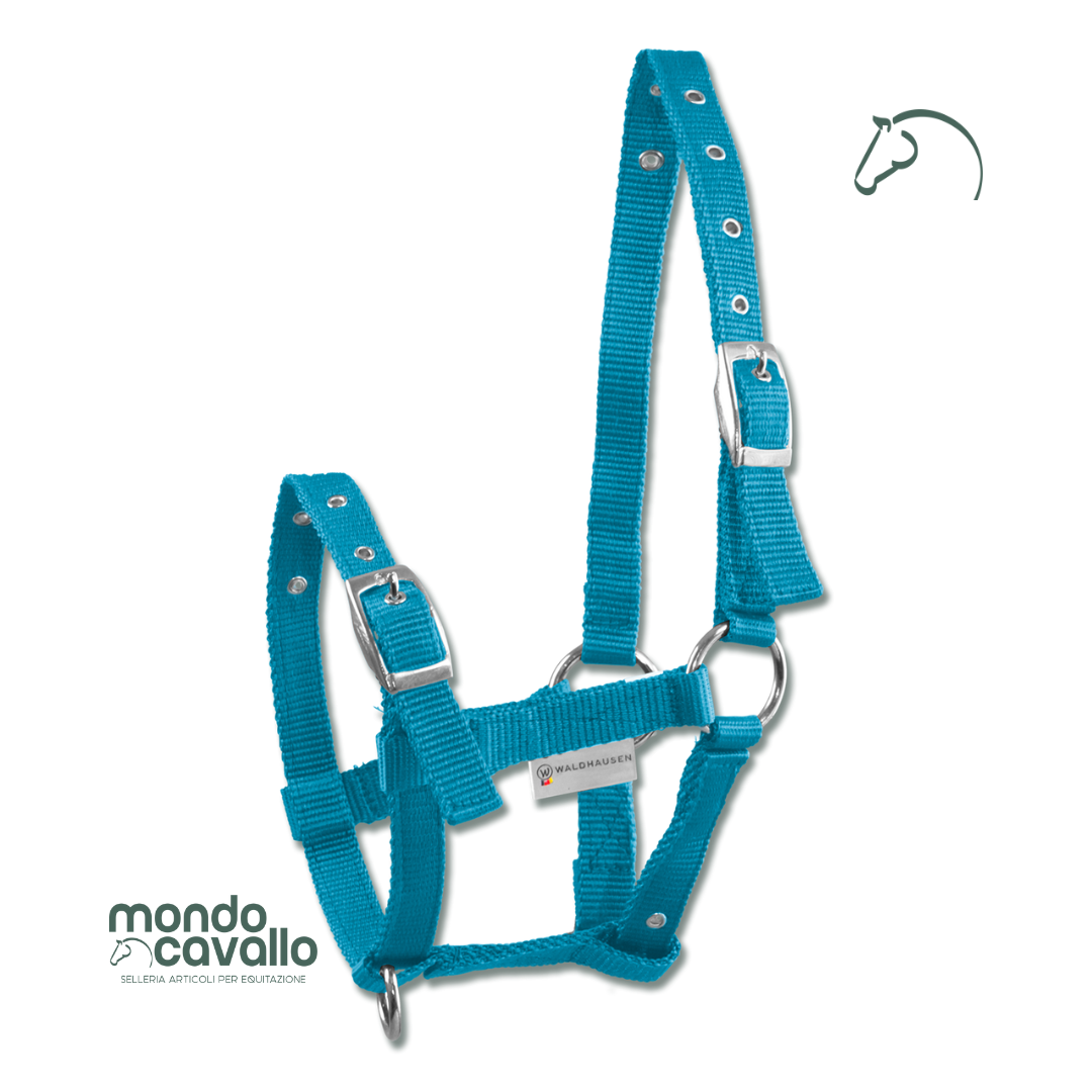 Capezza nylon per puledri con tripla regolazione
