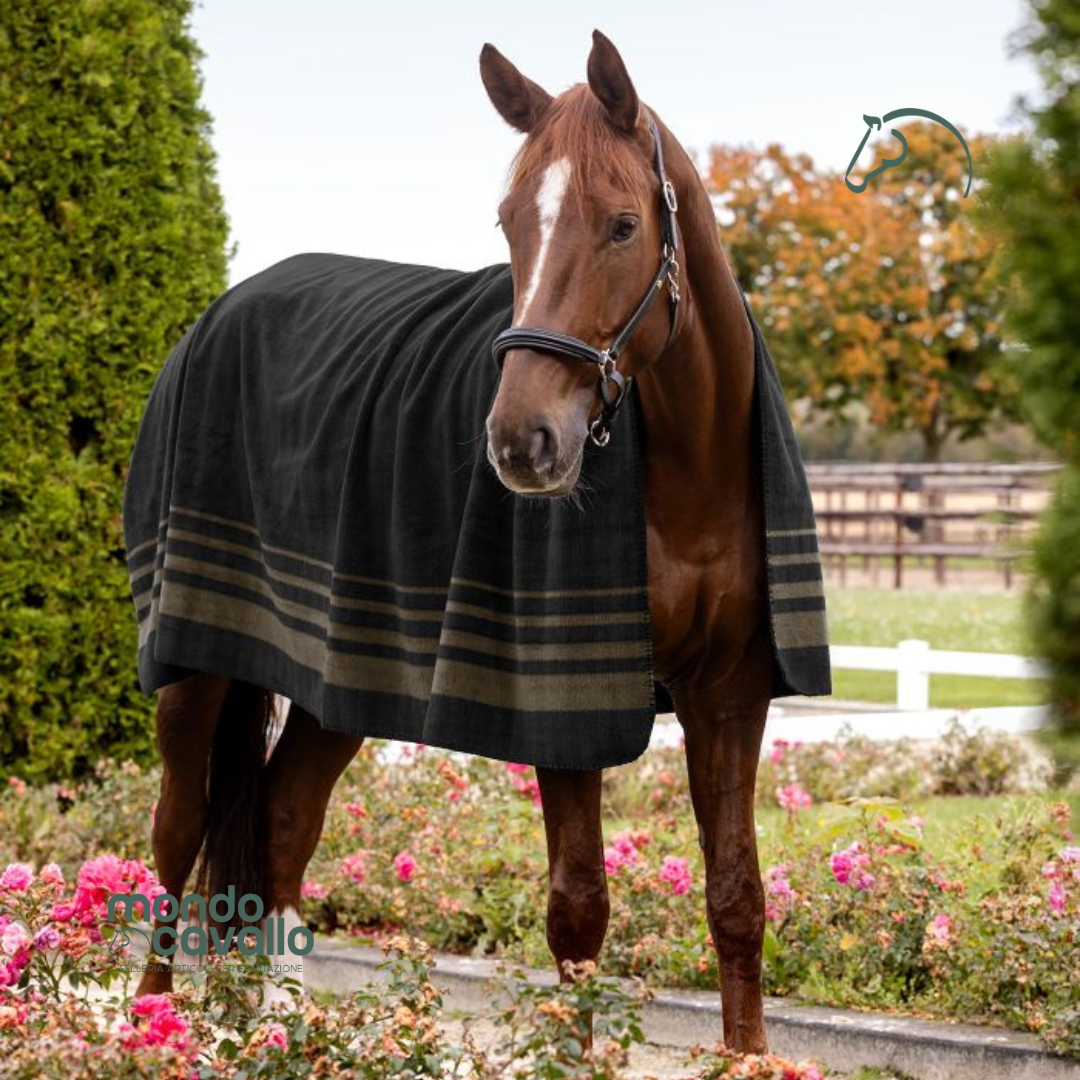 coperta in pile waldhausen senza ganci spessa e morbida