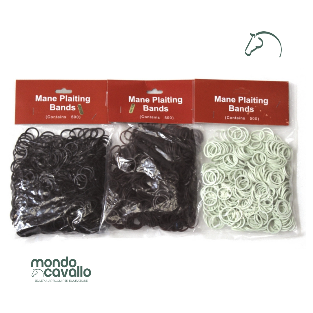 Elastici per coda e criniera colori assortiti