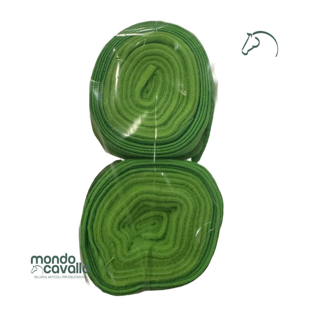 Fasce in pile ed elastico marca pegaso colori fluo