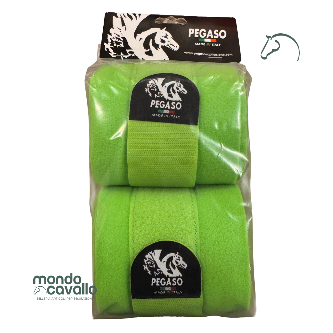 Fasce da lavoro in pile marca pegaso colori fluo