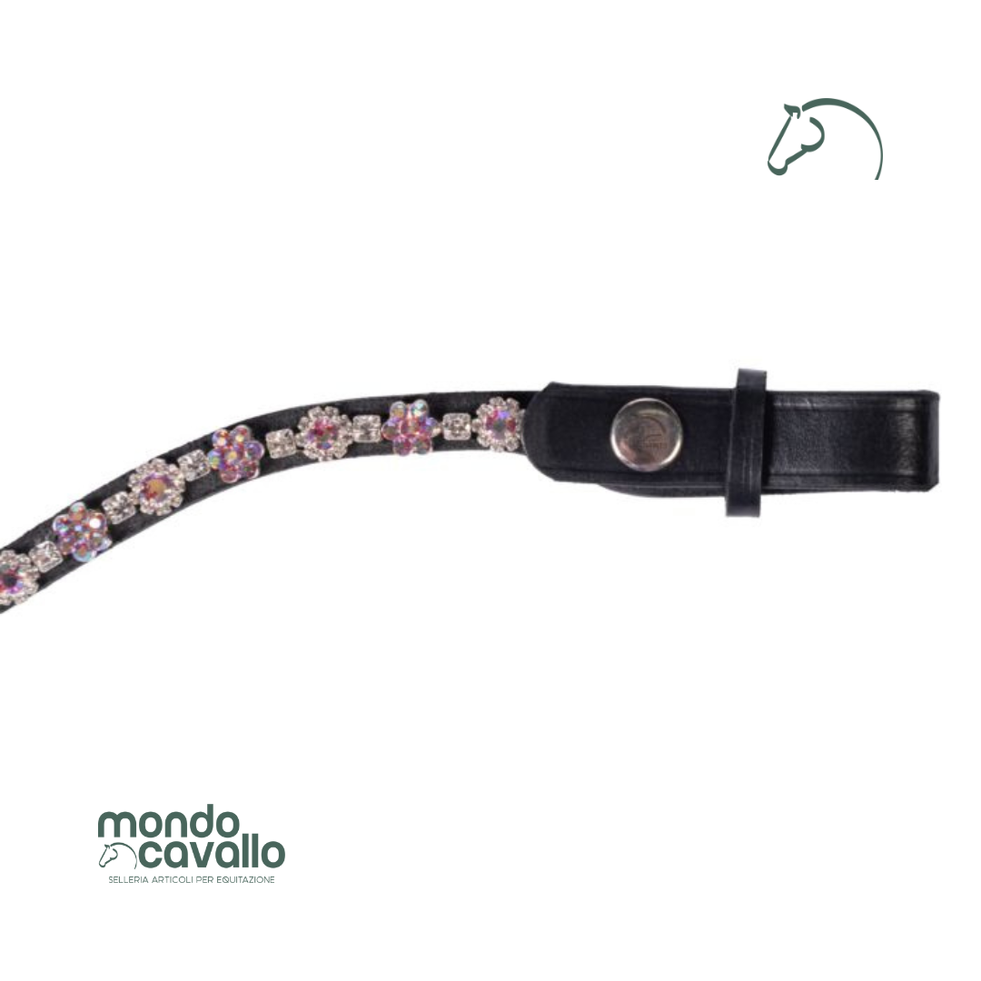 Frontalino con decorazione floreale marca HKM