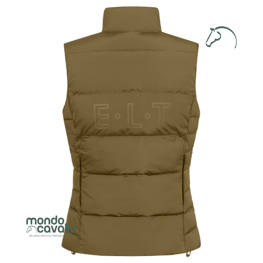 gilet invernale oxford colore cachi