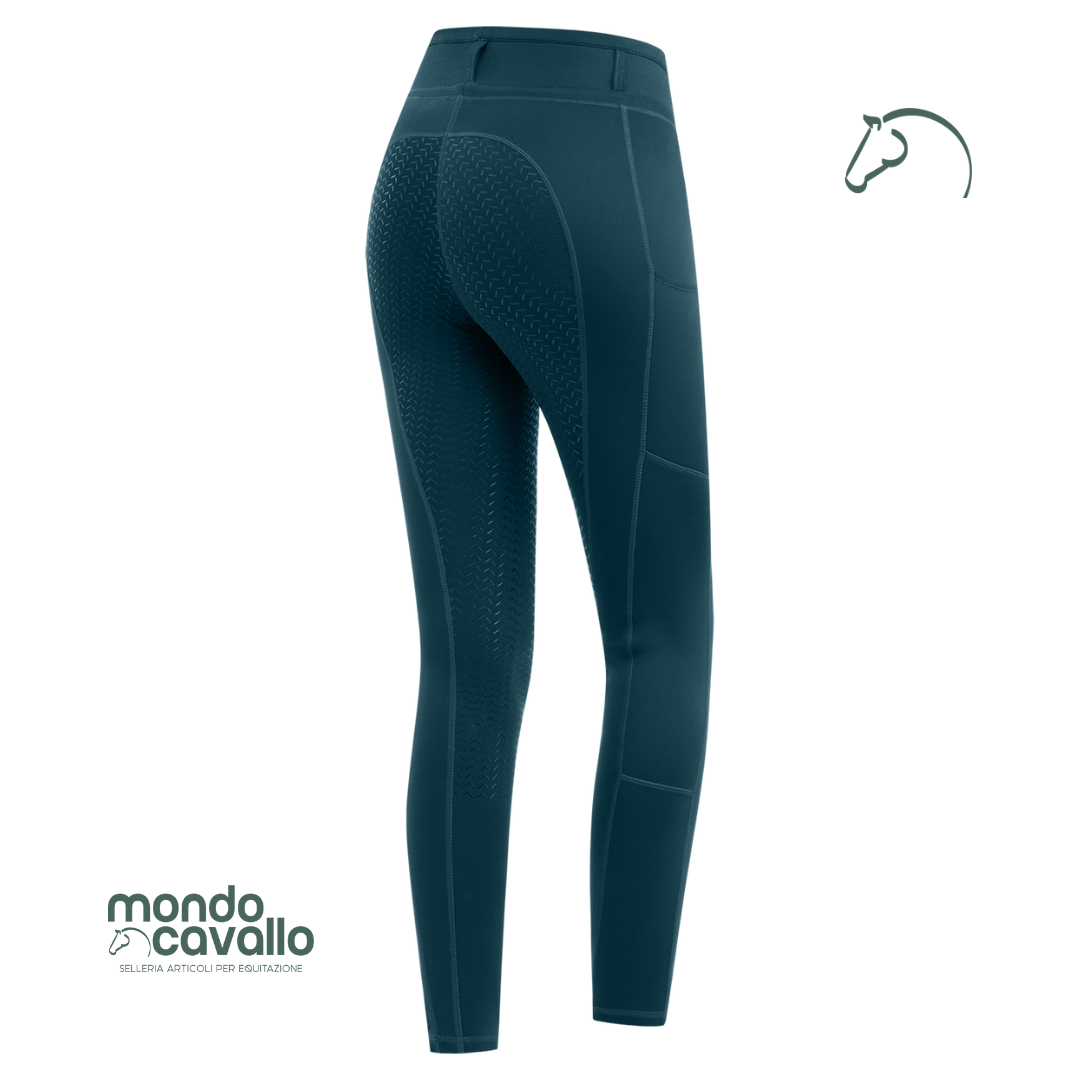 Leggings termici donna elt con grip in silicone