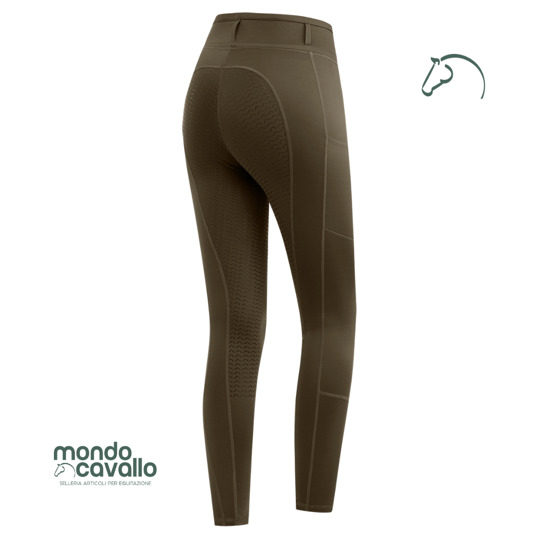 Leggings termici donna elt con grip in silicone