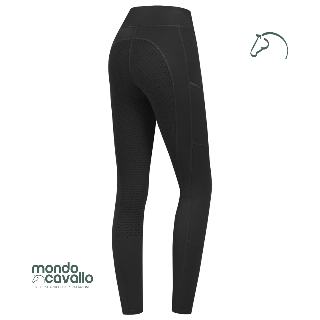 Leggings termici donna elt con grip in silicone