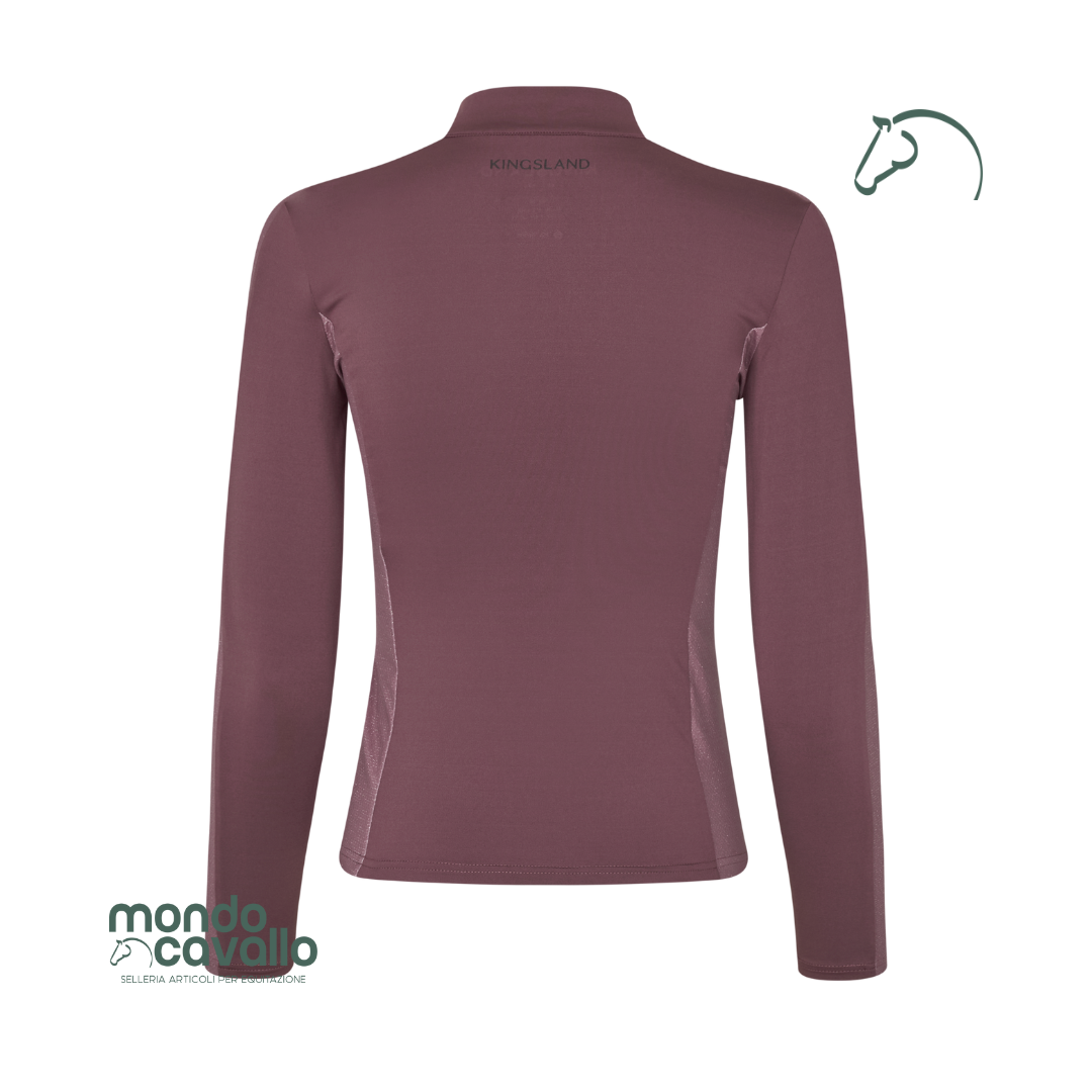 Maglia manica lunga tecnica marca Kingsland modello melody junior