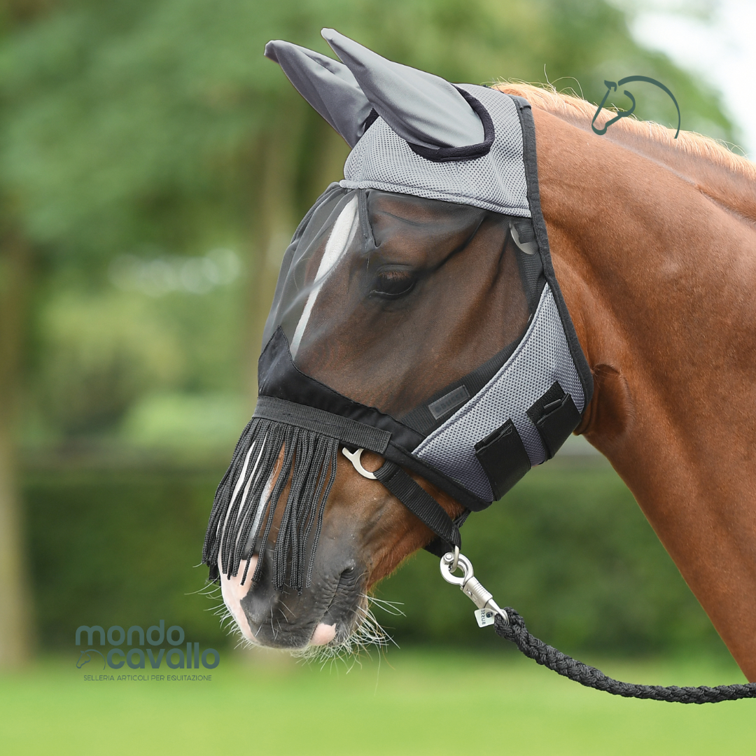 maschera antimosche con frange marca busse
