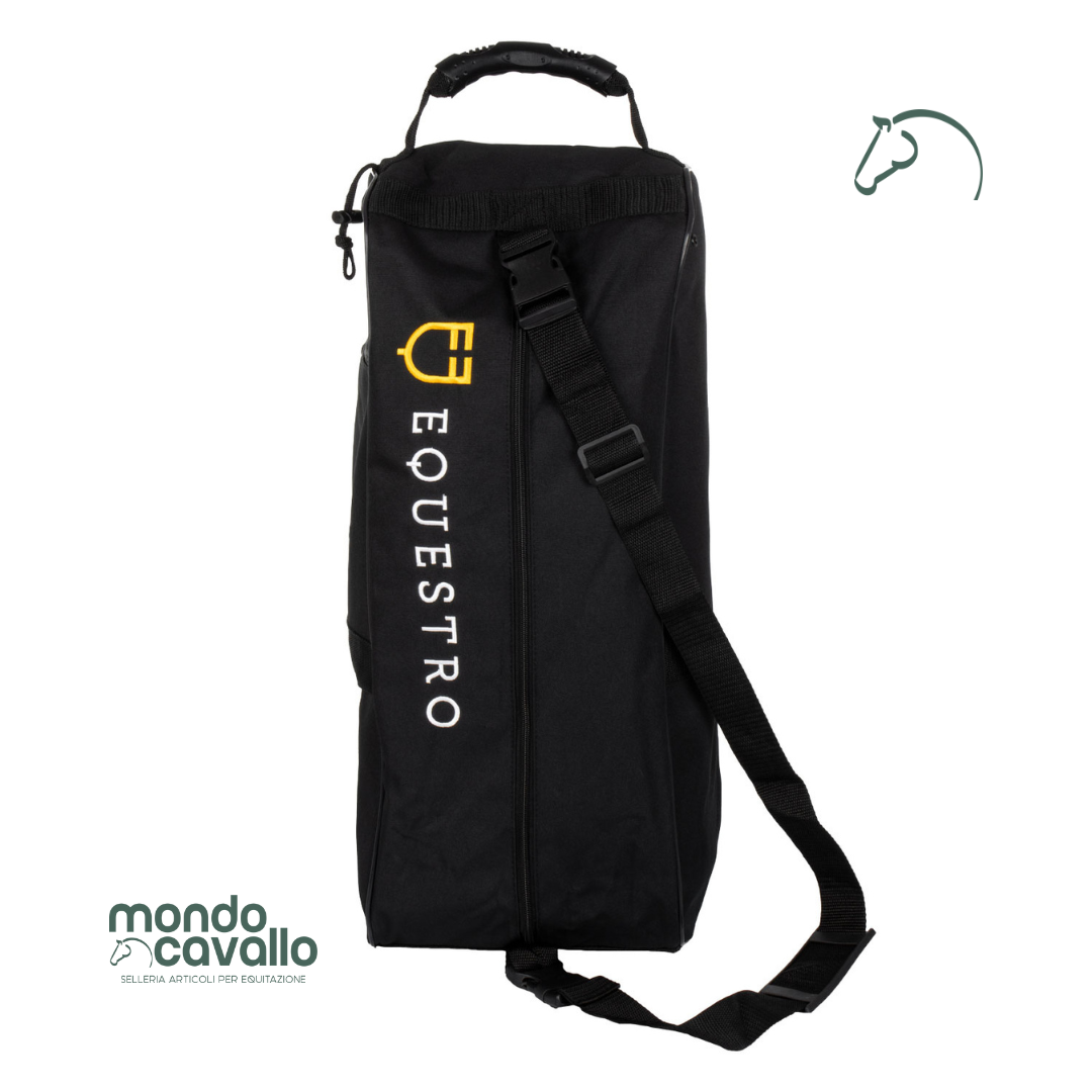Borsa porta stivali marca equestro con tracolla