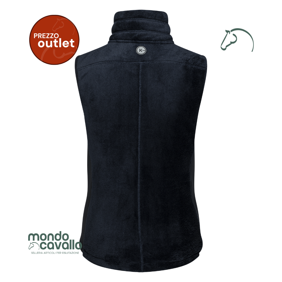 Gilet smanicato in pile marca kingsland
