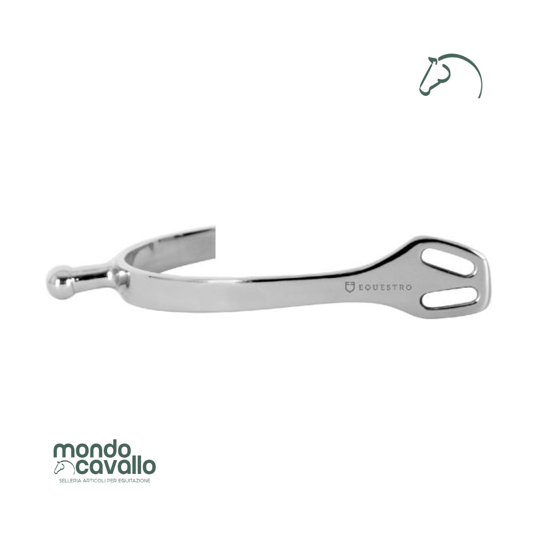 Speroni gambo a goccia in acciaio inox marca equestro
