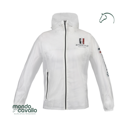 Giacca impermeabile trasparente marca kingsland 