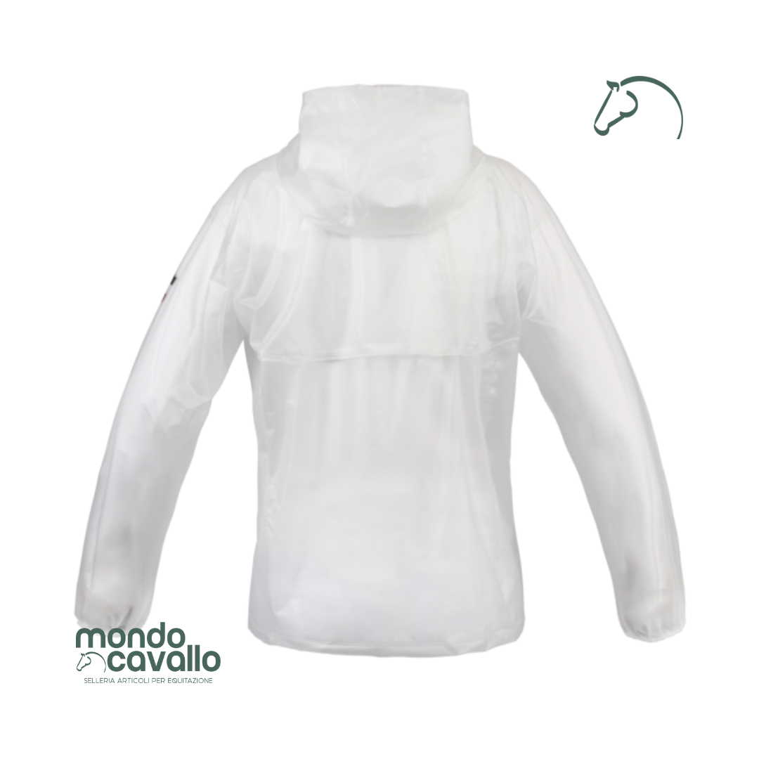 Giacca impermeabile trasparente marca kingsland 
