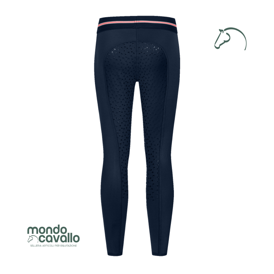 Leggings termici da bambina colore blu marca Waldhausen