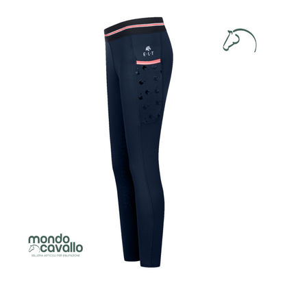 Leggings termici da bambina colore blu marca Waldhausen