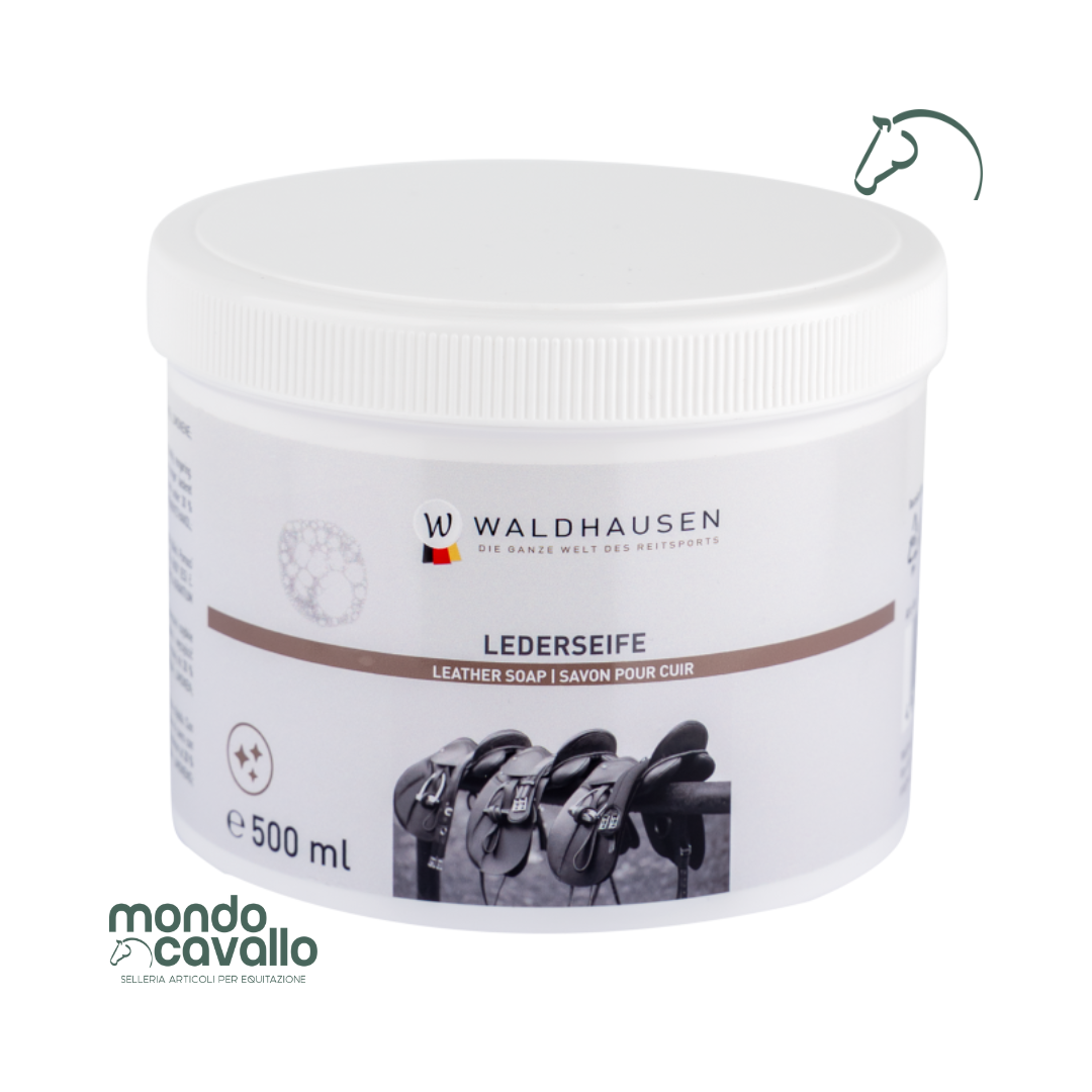 Sapone per cuoio con spugna