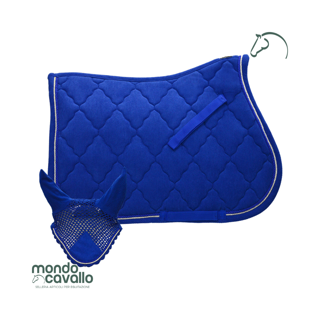 Sottosella e cuffia Winner in velluto