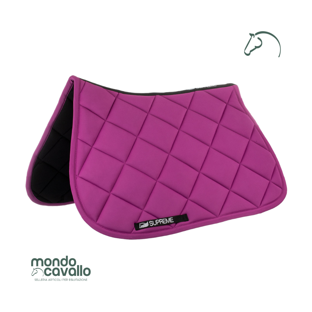 Sottosella pleasure in tessuto tecnico motivo a rombi in vari colori