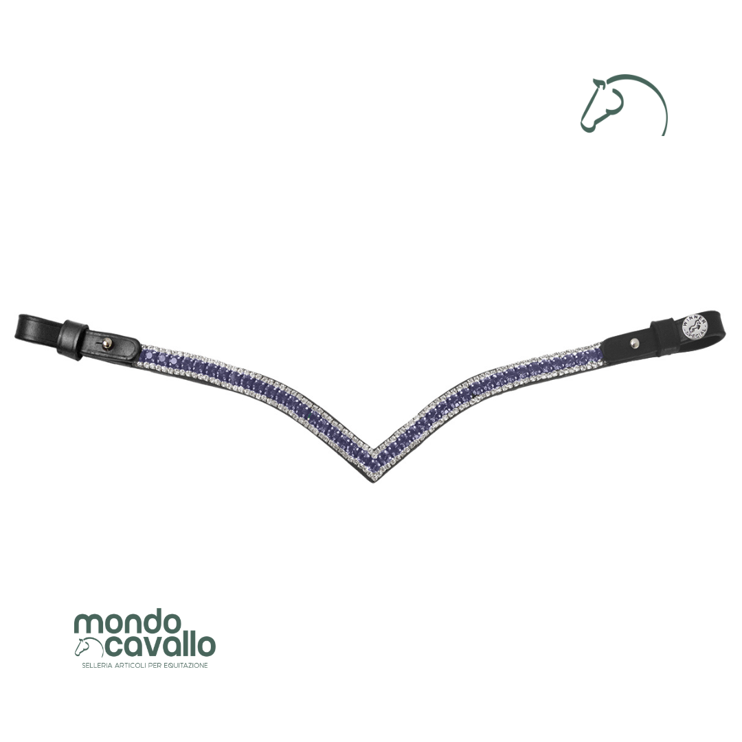 FRONTALINO A V CON STRASS WINNER
