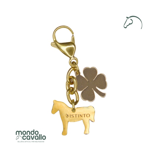 LUCKY CHARM QUADRIFOGLIO PORTAFORTUNA DISTINTO