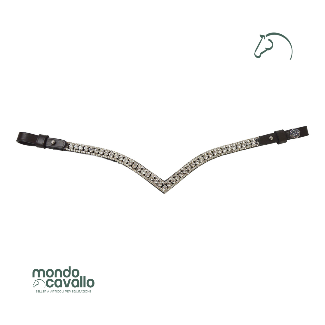 FRONTALINO A V CON STRASS WINNER