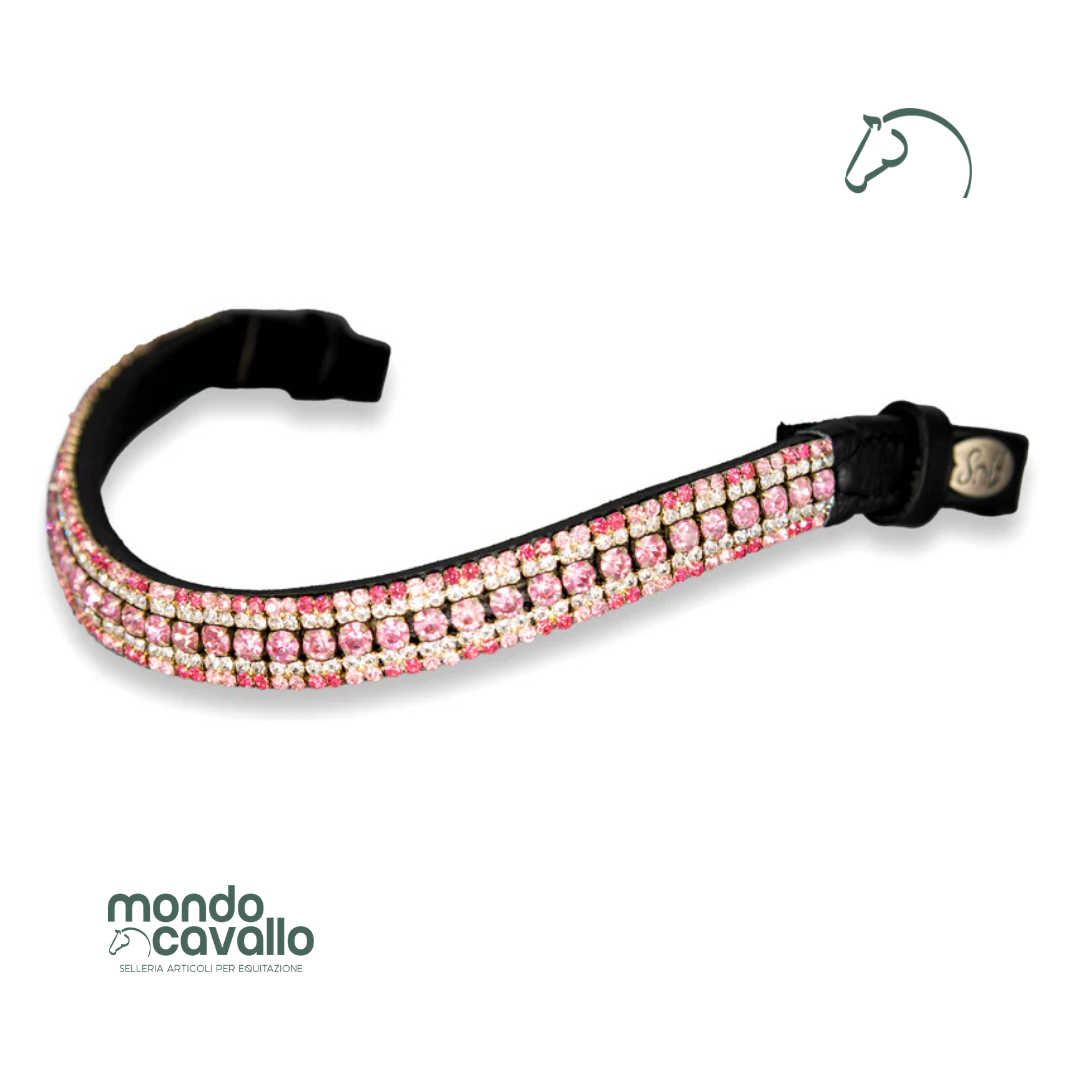 FRONTALINO U-SHAPE PINK SPARKS N BLINGS