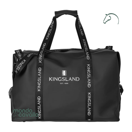 Borsone da viaggio kingsland in tessuto idrorepellente e tracolla