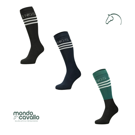 Calze kingsland in tessuto tecnico set da 3 paia