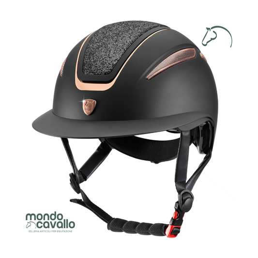 Cap Tattini modello Ariete con dettagli oro rosa e glitter