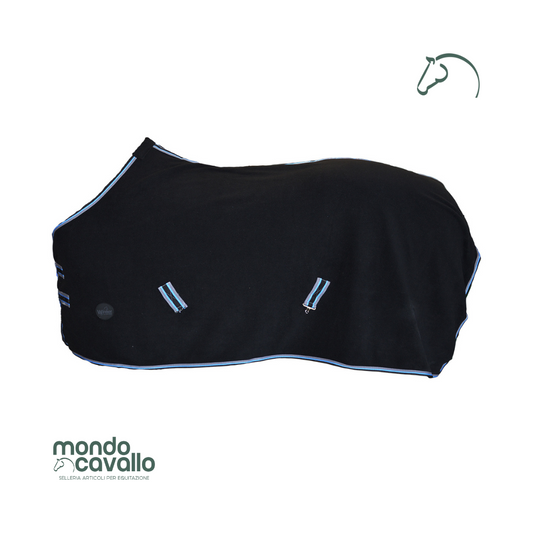 coperta per cavalli in pile con cinghie staccabili