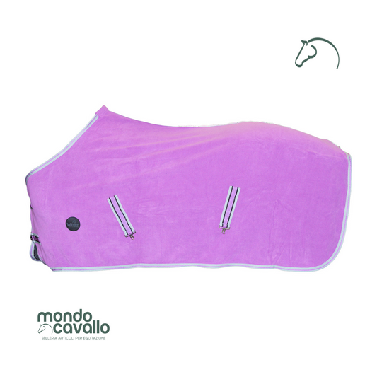 coperta per cavalli in pile con cinghie staccabili