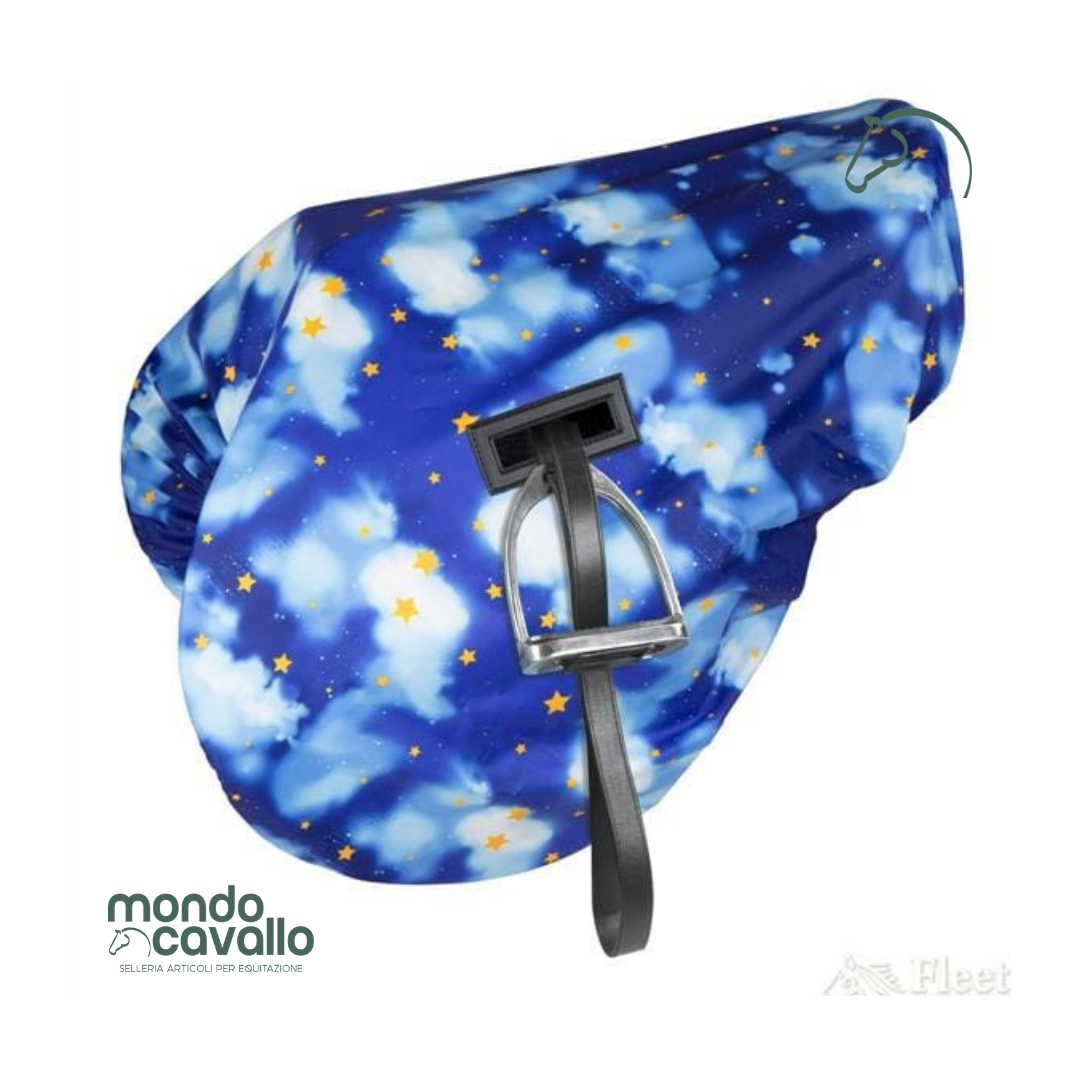 Coprisella impermeabile marca shires fantasia con stelline