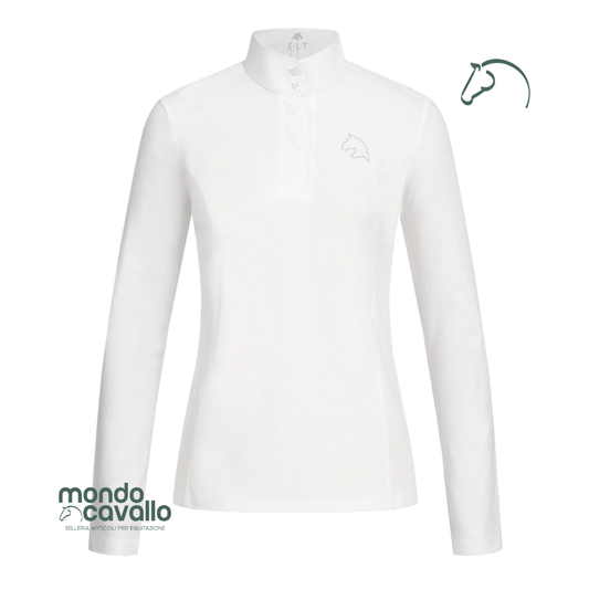 Coreana manica lunga in cotone marca waldhausen modello basico