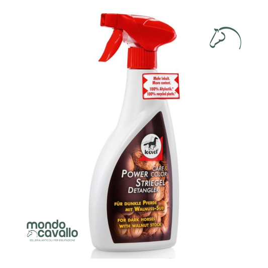 Districante con decotto di noce marca leovet per cavalli con manto scuro