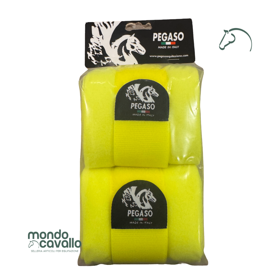 Fasce da lavoro in pile marca pegaso colori fluo