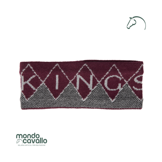 Fascia invernale per testa marca kingsland colore prugna modello mika
