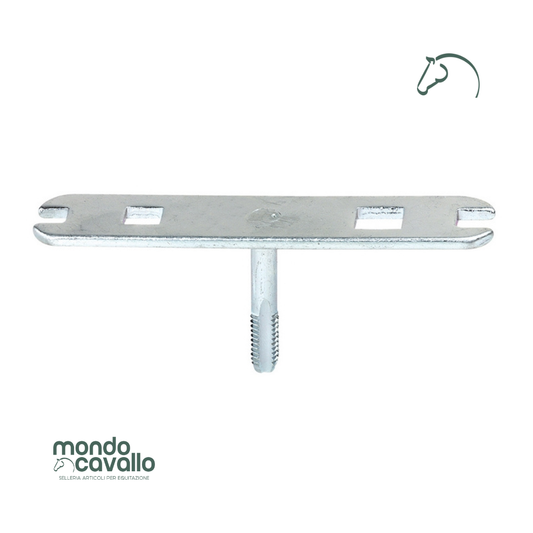 Filiera per ramponi in metallo completa di chiave