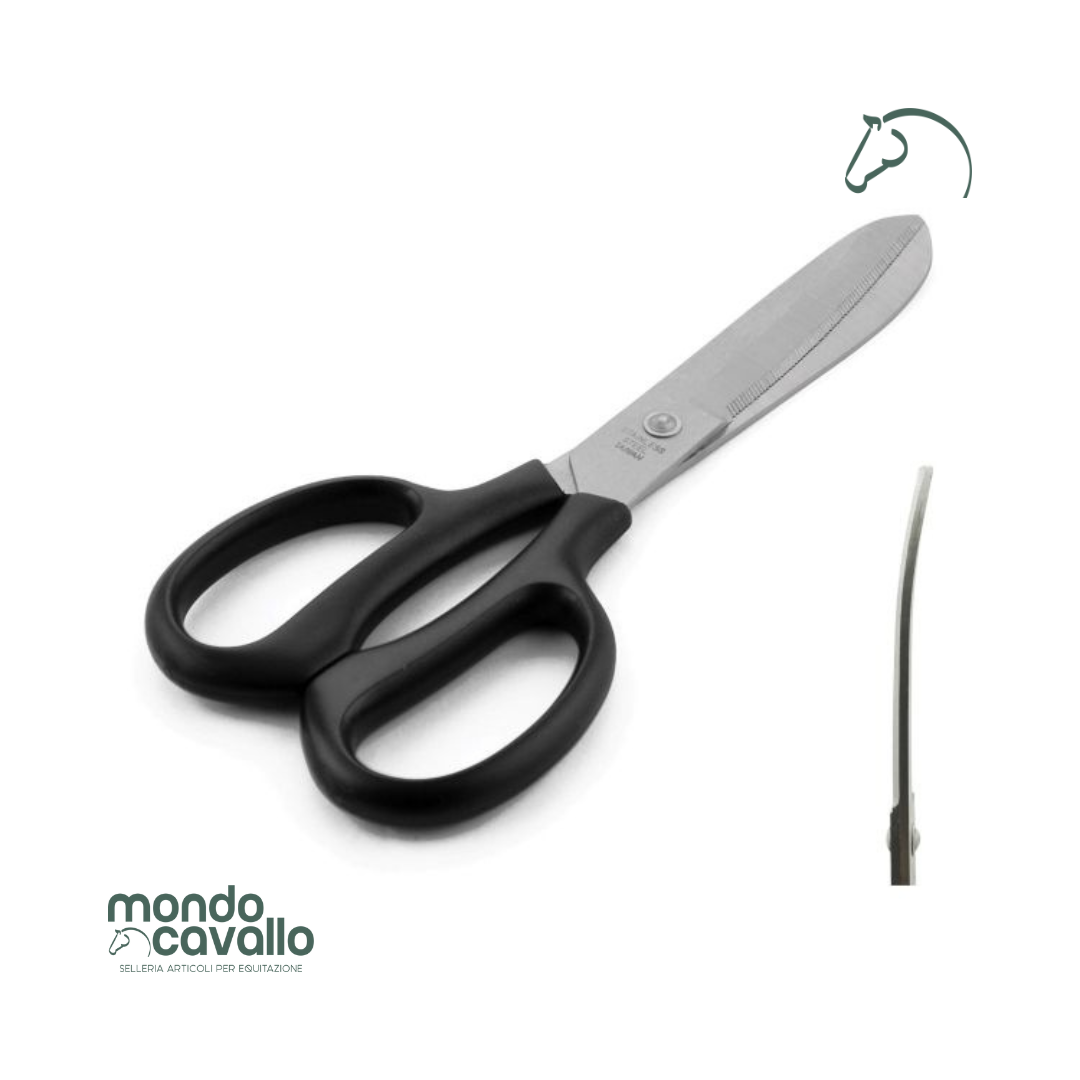 Forbici per coda e criniera punta curva