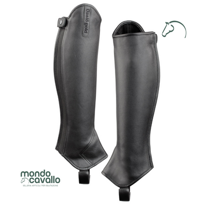 Ghette in pelle super modbida daslo gold colore nero