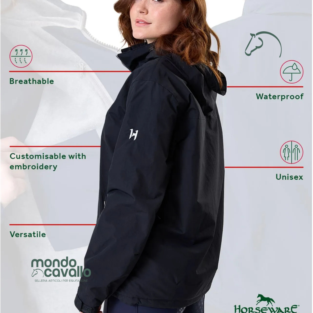 Giacca impermeabile corrib marca horseware unisex