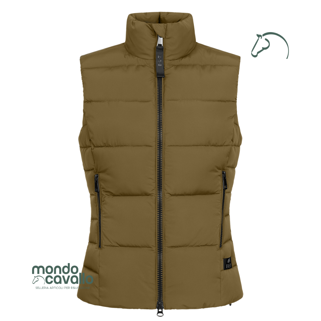 gilet invernale oxford colore cachi