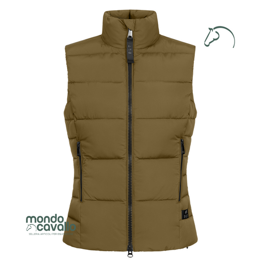gilet invernale oxford colore cachi