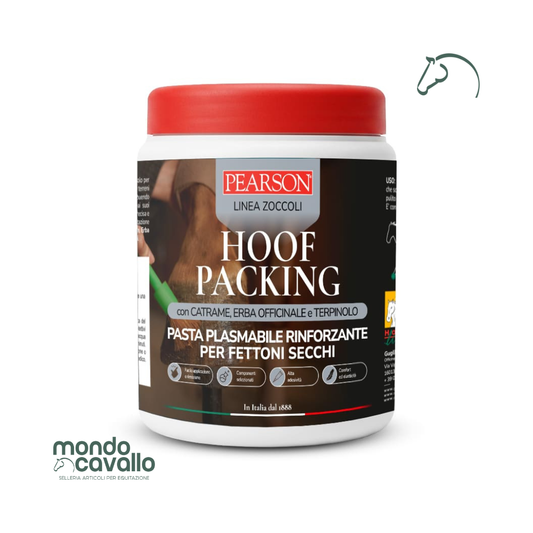 Impacco per zoccoli del cavallo Hoof Packing PEARSON da 1 litro per la cura e il benessere dello zoccolo