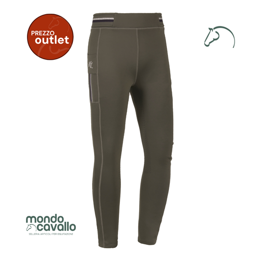 Leggings marca kingsland termici angolo outlet colore verde