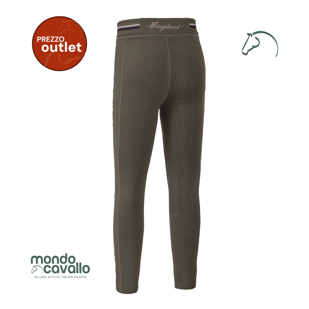 Leggings marca kingsland termici angolo outlet colore verde